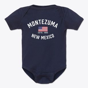Montezuma New Mexico Patriot Baby Onesie