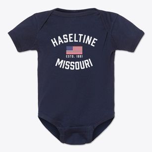Haseltine Missouri Patriot Baby Onesie
