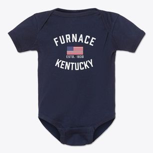 Furnace Kentucky Patriot Baby Onesie