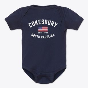 Cokesbury North Carolina Patriot Baby Onesie