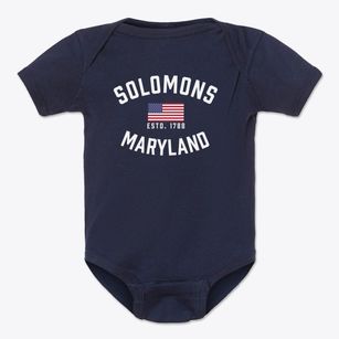 Solomons Maryland Patriot Baby Onesie