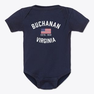 Buchanan Virginia Patriot Baby Onesie