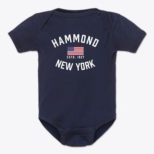 Hammond New York Patriot Baby Onesie