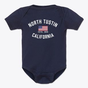 North Tustin California Patriot Baby Onesie