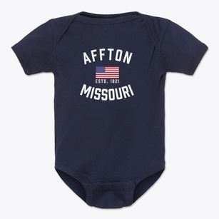 Affton Missouri Patriot Baby Onesie