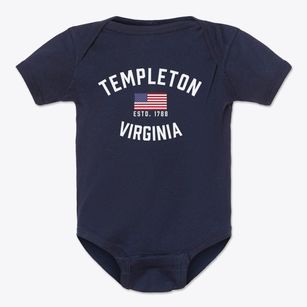 Templeton Virginia Patriot Baby Onesie
