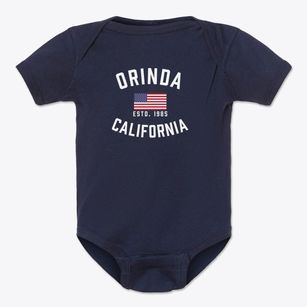 Orinda California Patriot Baby Onesie