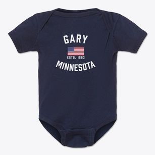 Gary Minnesota Patriot Baby Onesie