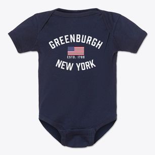 Greenburgh New York Patriot Baby Onesie