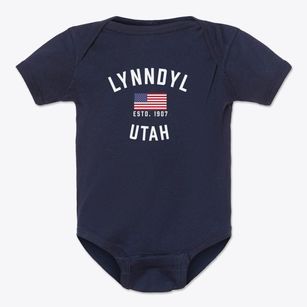 Lynndyl Utah Patriot Baby Onesie