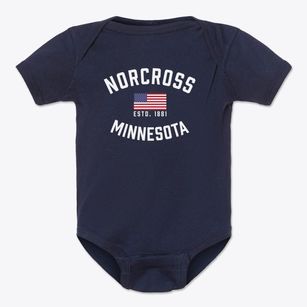 Norcross Minnesota Patriot Baby Onesie