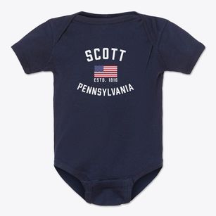 Scott Pennsylvania Patriot Baby Onesie