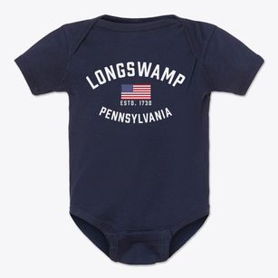 Longswamp Pennsylvania Patriot Baby Onesie