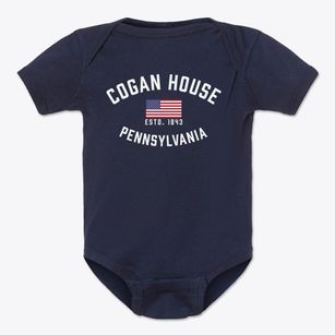 Cogan House Pennsylvania Patriot Baby Onesie