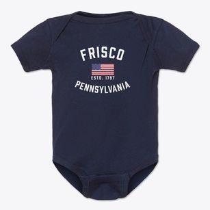 Frisco Pennsylvania Patriot Baby Onesie