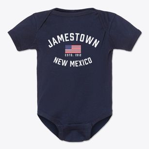 Jamestown New Mexico Patriot Baby Onesie
