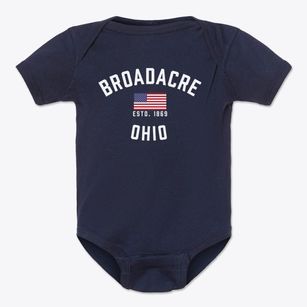 Broadacre Ohio Patriot Baby Onesie