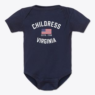 Childress Virginia Patriot Baby Onesie