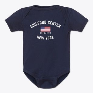 Guilford Center New York Patriot Baby Onesie