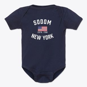 Sodom New York Patriot Baby Onesie