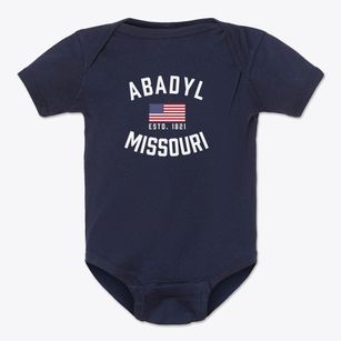 Abadyl Missouri Patriot Baby Onesie