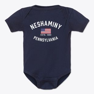 Neshaminy Pennsylvania Patriot Baby Onesie