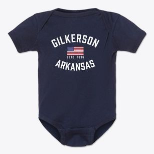 Gilkerson Arkansas Patriot Baby Onesie