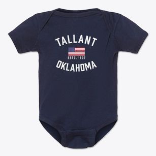 Tallant Oklahoma Patriot Baby Onesie