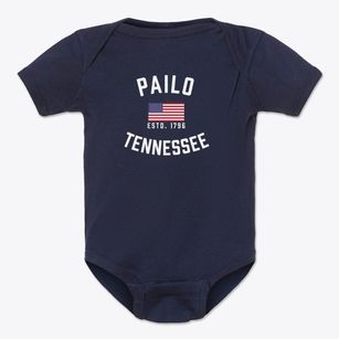 Pailo Tennessee Patriot Baby Onesie