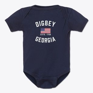 Digbey Georgia Patriot Baby Onesie