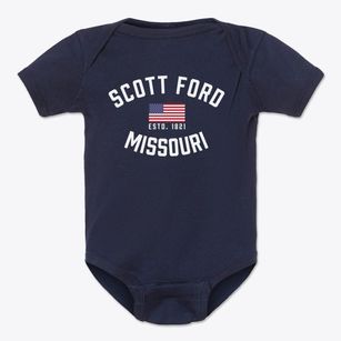 Scott Ford Missouri Patriot Baby Onesie