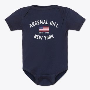 Arsenal Hill New York Patriot Baby Onesie