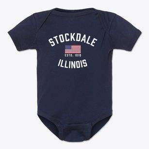 Stockdale Illinois Patriot Baby Onesie