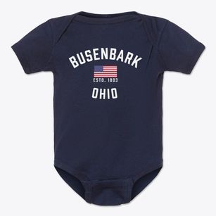 Busenbark Ohio Patriot Baby Onesie