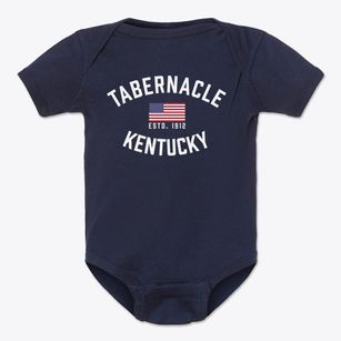 Tabernacle Kentucky Patriot Baby Onesie