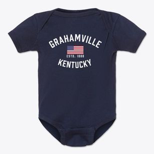 Grahamville Kentucky Patriot Baby Onesie