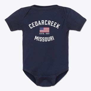 Cedarcreek Missouri Patriot Baby Onesie