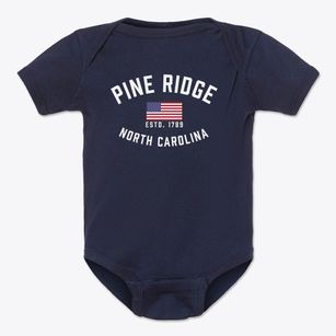 Pine Ridge North Carolina Patriot Baby Onesie
