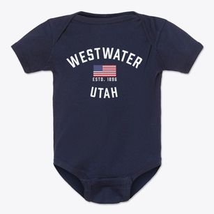 Westwater Utah Patriot Baby Onesie