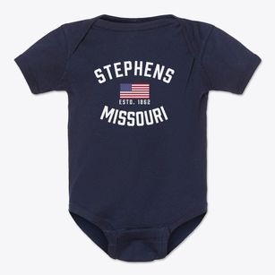 Stephens Missouri Patriot Baby Onesie