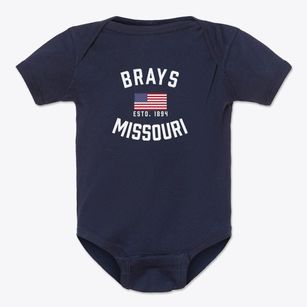 Brays Missouri Patriot Baby Onesie