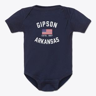 Gipson Arkansas Patriot Baby Onesie