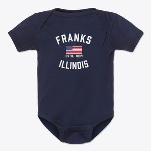 Franks Illinois Patriot Baby Onesie