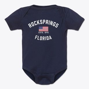 Rocksprings Florida Patriot Baby Onesie