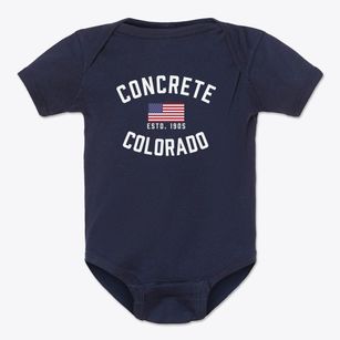 Concrete Colorado Patriot Baby Onesie