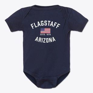 Flagstaff Arizona Patriot Baby Onesie