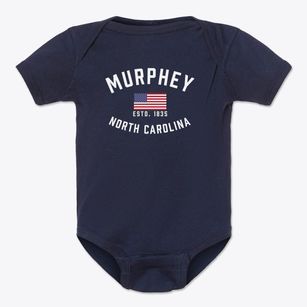 Murphey North Carolina Patriot Baby Onesie