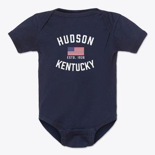 Hudson Kentucky Patriot Baby Onesie