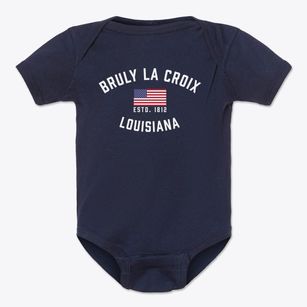 Bruly La Croix Louisiana Patriot Baby Onesie