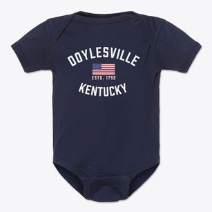 Doylesville Kentucky Patriot Baby Onesie